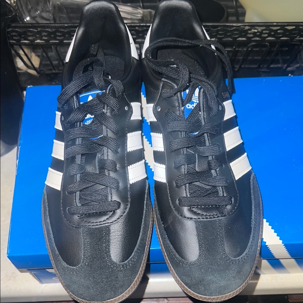 Adidas Black and White Sambas